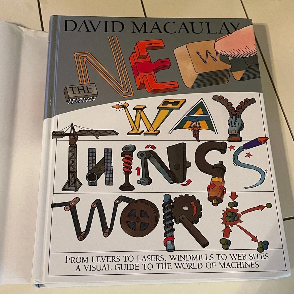 The New Way Things Work David Macaulay Hardcover 1998 Visual Guide Machines ISBN